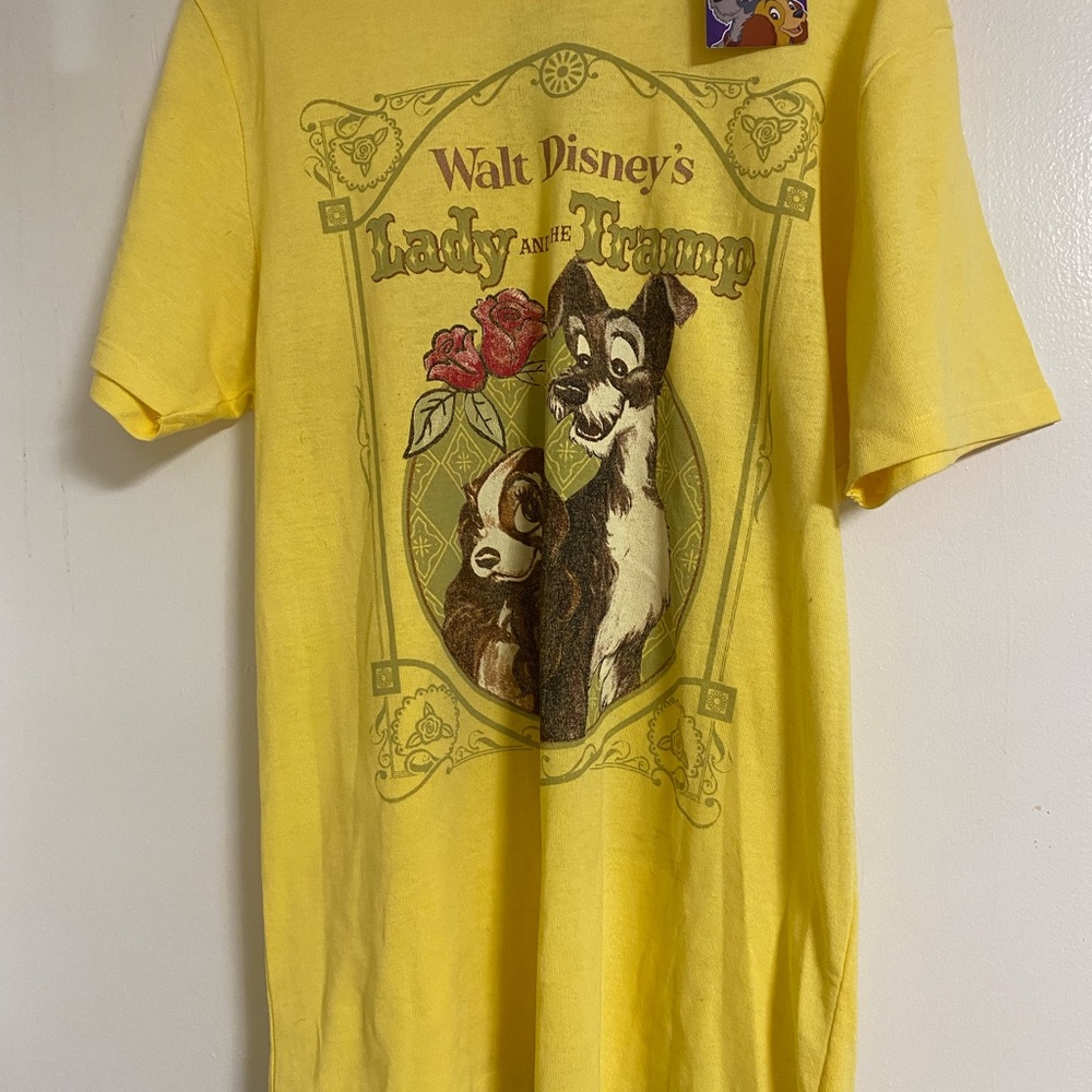 Disney Yellow Lady and the Tramp Tee